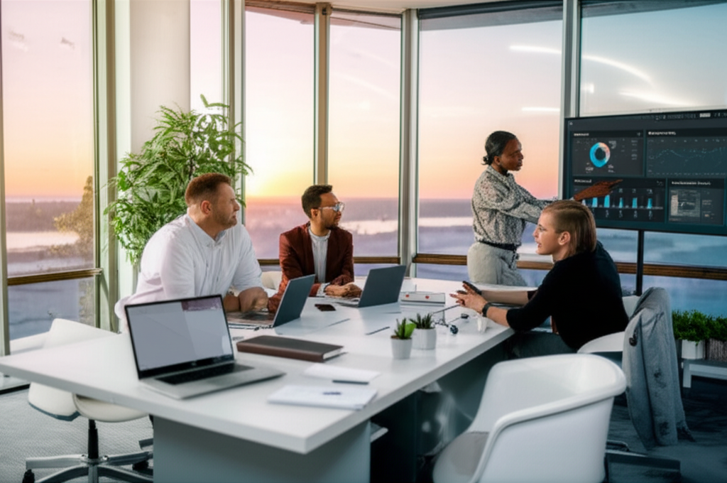 Team working together